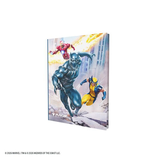 The officially licensed Casual 18-Pocket Album is a great way to collect and organize your valuable cards.
The Casual 18-Pocket Album has a colorful cover featuring high-quality, iconic full-art prints from the game. It holds 20 pages with 18 side-loading pockets each, for a total capacity of 360 cards (even double-sleeved). Black pages and strap complete the overall classy look. The extra-wide elastic strap with reinforced stitching safely closes the album.