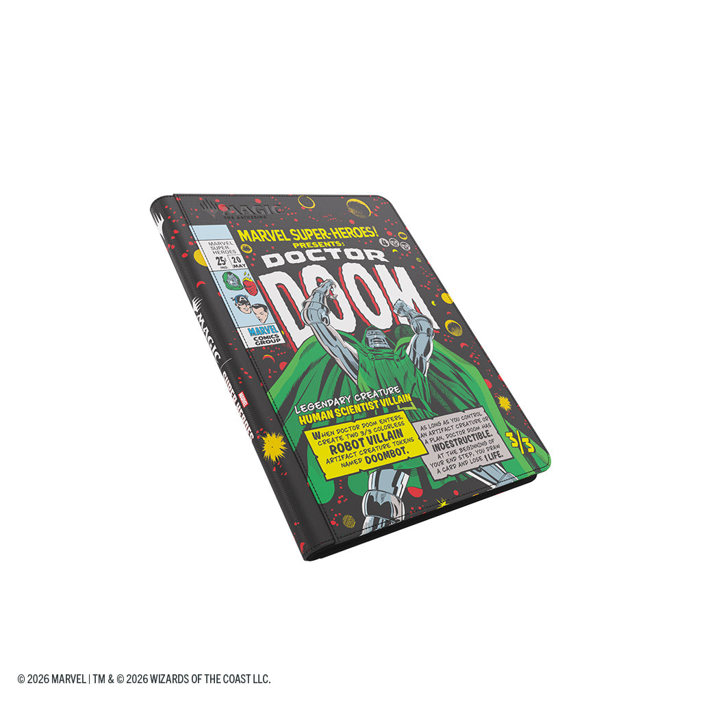The Zip-Up Album 18-Pocket has a colorful vibrant high-quality, full-art prints from the game on the outside AND inside of the album! It holds 20 pages with 18 side-loading pockets each, for a total capacity of 360 cards (even double-sleeved*). The reinforced, rigid cover keeps the album from warping, and a uniquely designed zipper puller closes it from all sides.