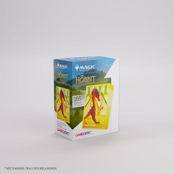 These premium-quality, full-color printed Art Sleeves with textured finish are a must-have for every fan of the game. The matte back and clear front provide an exceptional tactile feel and an incredibly smooth shuffle experience. Each pack includes 105 sleeves and comes in fully plastic-free full-art packaging with a retractable hanger.