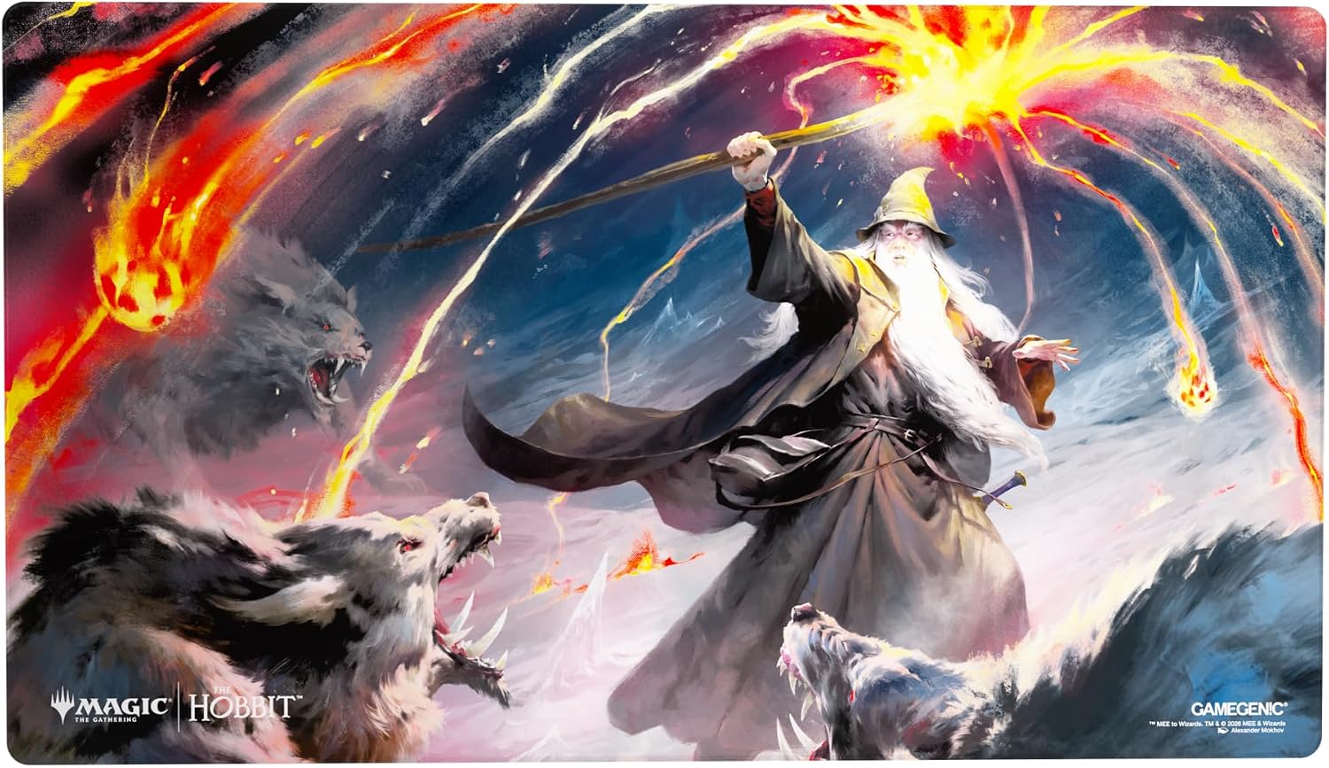 Our premium-quality, full-color printed and officially licensed Shiny Playmats are an essential accessory for every dedicated gamer.
Each playmat captures the immersive atmosphere of the game and brings it straight to your tabletop. With 2mm soft cushioning, it protects your cards from rough or dirty surfaces while providing a smooth and comfortable play experience. These playmats feature an ultrafine shiny surface treatment that enhances the premium feel without compromising — and even improving — the prin