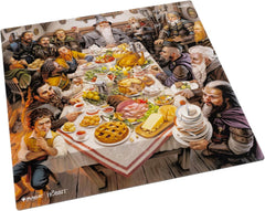 This extra-large premium quality, full color printed, and officially licensed Prime 2-Player Playmat is a perfect accessory for every fan of the game!
The premium 2-player playmat features soft cushioning, flat stitching, and an ultra-fine surface for smooth gameplay. Its non-slip backing and extra-large format provide ample space for cards and accessories, allowing two players to play head-to-head. The Prime 2-Player Playmat is perfect for all passionate Magic: The Gathering fans.