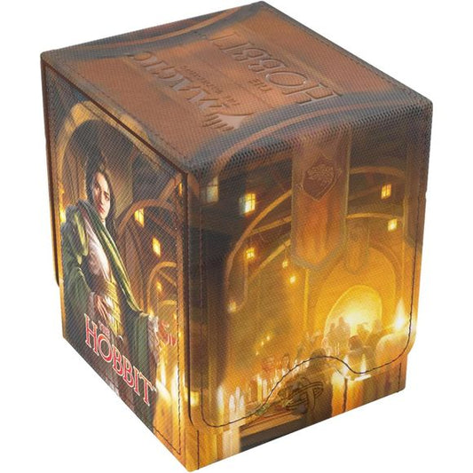 The Squire PLUS 100+ XL is a premium deck box featuring officially licensed artwork from the game, showcased on a full-color printed Armorfyber surface with high visual impact. It offers a clear innovation: display your Top Card or Commander without opening the box. The included Slide Card Case keeps your card UV-protected, easily visible for deck recognition, and can be detached for use during gameplay - keeping your card protected at all times. The box holds 100 double-sleeved cards, even with extra thick