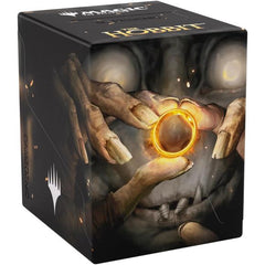 The market’s only rock-solid deck box featuring a rear clear window that lets you show off your top card or Commander without opening it. Truly one of a kind.
An exclusive innovation that puts the Bastion 100+ XL in a category of its own. Covered in officially licensed artwork from the game, this rock-solid deck box will keep 100+ double-sleeved cards securely stored.