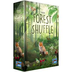 Experience the miracles of the forest in this clever card game. In Forest Shuffle, 2-4 players compete in gathering the most valuable trees and attracting species, thus creating an ecological balanced habitat for flora and fauna.
It all starts with a single tree... And it's as simple as that: Each turn you draw cards from the stack or center, place trees in your forest to attract wildlife, try to combine plants and animals for extra points or bonus actions. Consider the different preferences of these crea