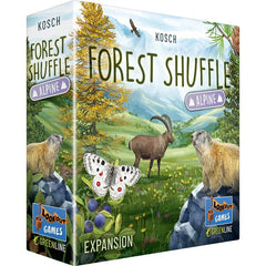 Forest Shuffle: Alpine is the highly anticipated expansion to the acclaimed card drafting game. These new cards expand the existing set collection options as well as introduce new ones, adding more depth and strategy to the game.
Forest Shuffle: Alpine adds 36 new cards all with new stunning illustrations.