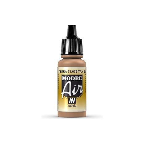 Model Air acrylic colors are developed especially for airbrush techniques, with very finely ground pigments. They contain an acrylic resin with properties of extreme resistance and durability. The adhesion of Model Air to resin models, plastics, steel and white metal is extraordinary.
Model Air colors come in a 17 ml. bottle with dropper.