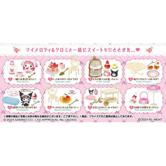 Re-Ment Sanrio: My Melody & Kuromi Sweet Tea Party - Full Set of 8