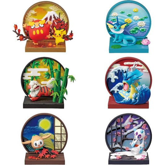 Re-Ment Pokemon Japanese Style Window - 1 Random Figure