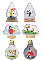 Re-Ment Peanuts Snoopy Weather Terrarium Collection - 1 Random Figure