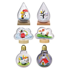 Re-Ment Peanuts Snoopy Weather Terrarium Collection - 1 Random Figure