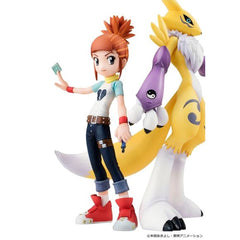 (PRE-ORDER: JUN 2027) Megahouse Digimon Tamers G.E.M. Series Renamon & Ruki Makino Figure Set (Reissue)