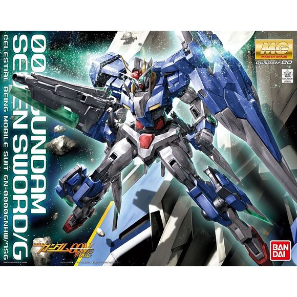 Bandai Gundam 00 Seven Sword /G MG 1/100 Scale Model Kit | Galactic Toys & Collectibles