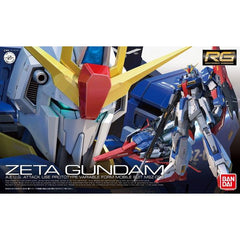 A fully transformable 1/144 scale Zeta Gundam that retains superior mechanical detail, fantastic proportion and articulation joins the Real Grade lineup. Use of the Advanced MS Joint system allows a fully working internal structural skeleton to be assembled for exterior armor to be mounted and to allow seamless transformation without need for part swapping. Different color shading on parts has been provided to provide a more "real" feeling. Unit details including landing gear for Wave Rider mode as well as