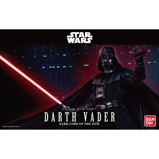The dark lord of the Sith is here! This faithful reproduction truly does justice to everyone's favorite villain and assures that no detail is left out. Full sheets of both water transfers and tetron stickers are included, and a dedicated display stand will allow you to pose Vader along with the separately released Storm Trooper! Runners X6, sticker Sheet x2 and Manual X1