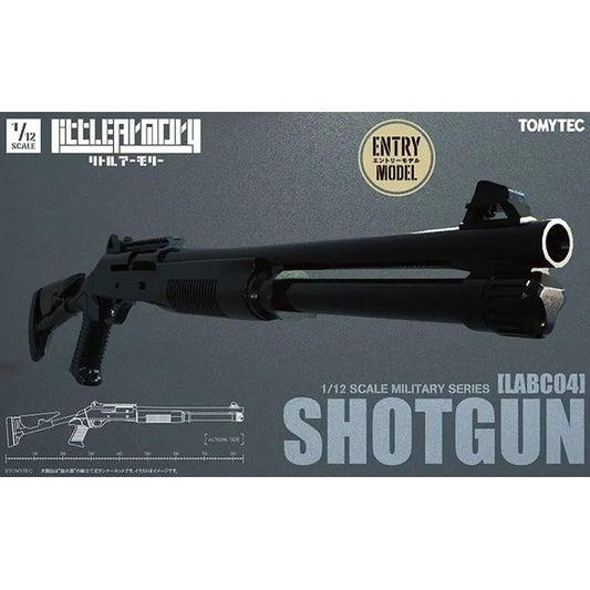 The M1014 shotgun is one of the formal pieces of equipment used by the U.S. Marine Corps. With the semi-automatic method, it's possible to fire eight shots in rapid succession.
This Little Armory 1/12-scale version of the M1014 consist of just three parts for easy and fast assembly! It's every bit as detailed as more complex Little Armory items, and your 1/12-scale figures will love it. Order yours today!