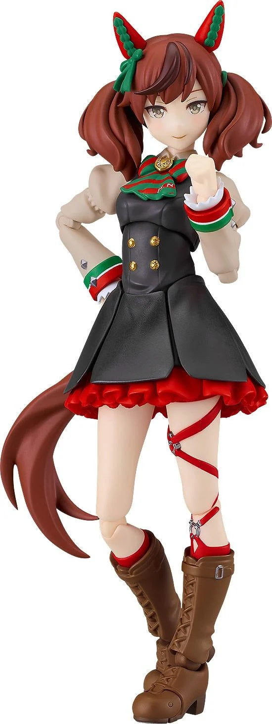 PRE-ORDER: Expected to ship in June of 2027.
From Umamusume: Pretty Derby, Nice Nature returns to the figma series in this rerelease from Max Factory!
This fully articulated figure recreates Nice Nature in her distinctive race outfit with the flexible posing and interchangeable parts the figma line is known for. She includes multiple face plates and effect parts so you can recreate a variety of expressions and racing scenes from the series. 5.51 inches tall (14cm).
