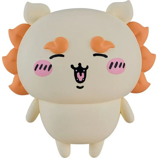 <p><strong>PRE-ORDER: Expected to ship in July 2027.</strong></p>
<p>From <em>Chiikawa</em> comes Shisa as an adorable Nendoroid figure!</p>
<p>Shisa is recreated in compact Nendoroid form with magnets used in the arm and leg parts for smooth, natural posing. Three interchangeable face plates let you display Shisa with a grinning face, an open-mouthed expression, or the memorable “Kuya-shisa” face.</p>
<p>Character-specific accessories including ramen and a sake book are also included, making it easy to rec