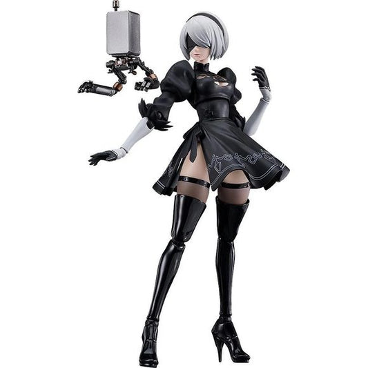 <p><strong>PRE-ORDER: Expected to ship in September 2027.</strong></p>
<p>From <em>NieR:Automata Ver1.1a</em> comes the return of 2B (YoRHa No.2 Type B) to Max Factory's popular figma action figure series!</p>
<p>Standing approximately 6.3 inches tall, 2B features figma's highly articulated design for creating a wide variety of poses inspired by the series. Multiple interchangeable face plates and an assortment of weapons and accessories allow you to recreate memorable battle scenes and character moments.