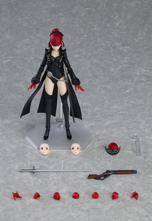 <p><strong>PRE-ORDER: Expected to ship in August of 2027.</strong></p>
<p>The Phantom Thieves' newest recruit returns: Max Factory's figma Violet from Persona 5 Royal is back in a rerelease.</p><p>Sculpted by Uniko Enomoto, Violet comes in her Phantom Thief outfit with three faces (determined, angry and smiling), her rapier and musket, an alternate hair part for displaying her with her mask on, and an articulated figma stand.</p><p>figma's smooth yet poseable joints let you recreate her signature poses fro