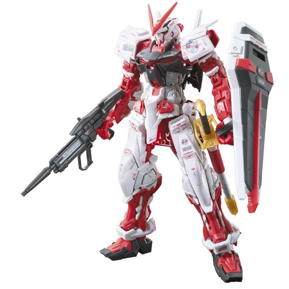 The Gundam Astray Red Frame is recreated for the RG line! This katana wielding Gundam from Gundam Seed Astray features a new Advanced MS Joint system that recreates its internal structure through sophisticated color separation that allows for a highly articulated completed model.