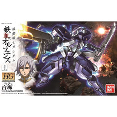 <p>Build and display <strong>HGPD Hyakuren</strong> with this official Bandai Hobby <strong>HG 1/144 scale model kit</strong>.</p>
<p>Bandai Gundam Iron-Blooded Orphans Hyakuren HG 1/144 Scale Model Kit</p>
<p><strong>Product Features:</strong></p>
<ul>
<li>HG 1/144 scale model kit</li>
<li>Official Bandai Hobby release</li>
</ul>