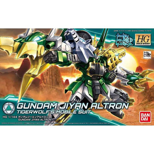 A design based on the Altron Gundam, the personal machine of Tigerwolf from “Gundam Build Divers” appears! Utilizing brand new molding this martial arts themed Gundam has sub arms which can extend as well as combine with the tiger and wolf parts on its shoulders. Runner x 13, stickers, instruction manual.
Product size: Approx 6"
Package size: Approx 11.7x7.4x3.0 in