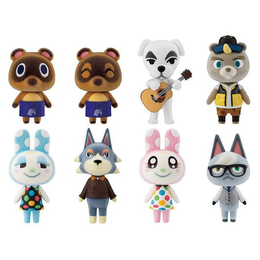 Collect your favorite Animal Crossing New Horizon characters! These flocked figures are adorable, and will make a great addition to your Animal Crossing collection! There are 8 Total Villagers to Collect! Volume 2 features: K.K. Slider, C.J., Timmy, Tommy, Raymond, Wolfgang, Francine, and Chrissy.
Note: Online Orders will receive 1 Randomly Picked Figure. No select character is guaranteed upon purchase.