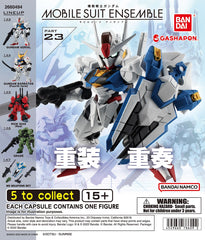 Mobile Suit Gundam – Mobile Suit Ensemble Part 23 Gashapon
Expand your Gundam collection with Bandai’s Mobile Suit Ensemble Part 23! This Gashapon series features detailed, super-deformed Mobile Suits with interchangeable parts, weapons, and articulation for creating dynamic poses and customized displays.
There are 5 different items to collect:
Gundam Aerial
Gundam Barbatos (Fourth Form)
Rick Dias (Red)
Graze
MS Weapons Set
Each gacha capsule contains 1 randomly selected item, so which Mobile Suit or we