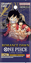 Romance Dawn Japanese Booster OP-01 One Piece TCG
1 Booster pack: 6 Cards.