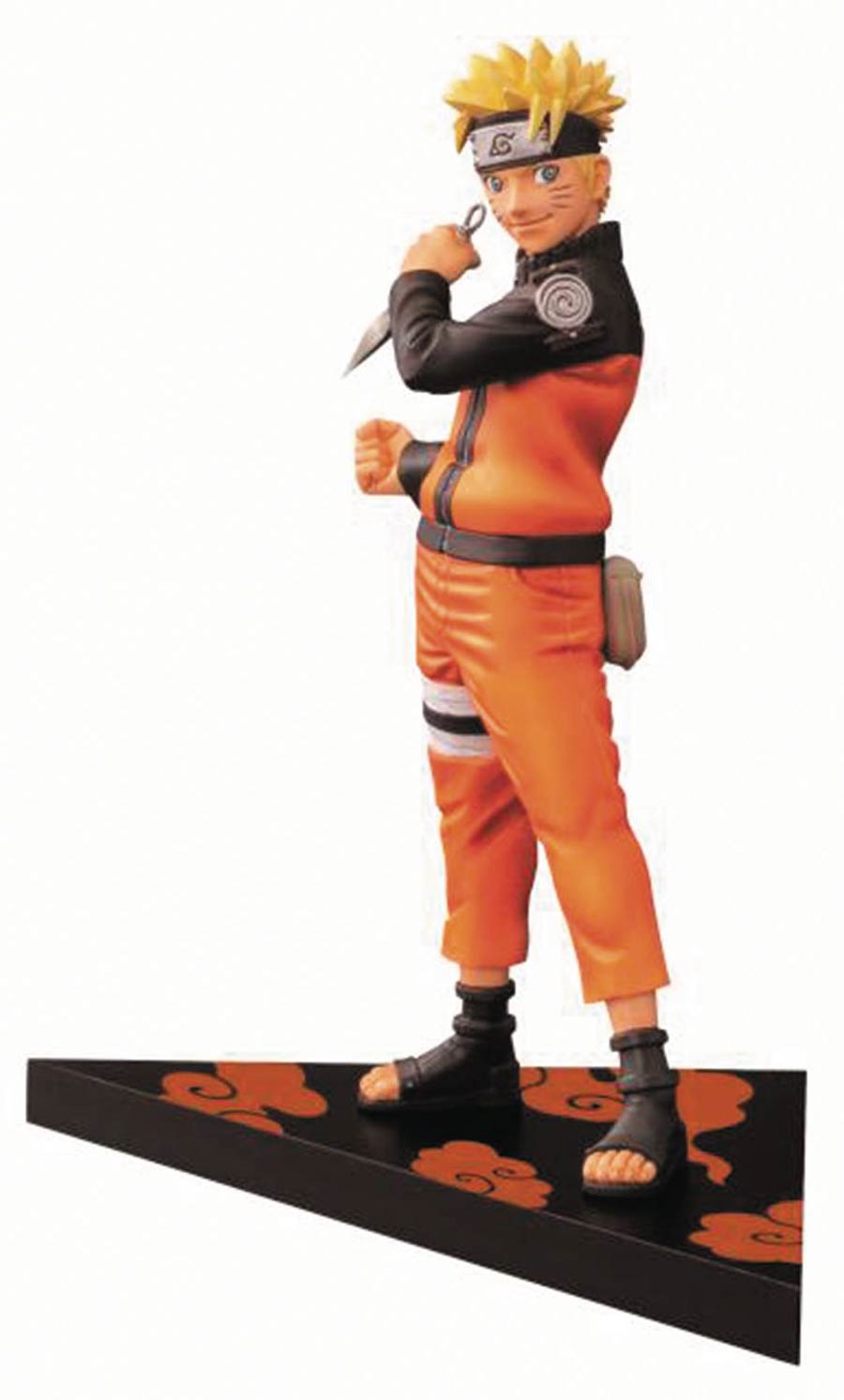 In a very rare limited re-release comes another chance to grab and collect some of the most popular characters of the legendary anime series, Naruto Shippuden. This collection of 6" tall DXF Shinobi Relation figures include the main heroes Naruto and Kakashi as well as fan favorites Minato, Naruto's father, and Sasori, one of the Akatsuki group's S-Ranked ninja. Each sold separately.