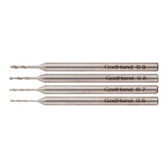 GodHand DB-5A Pin Vise Drill Bit Set of 5 0.5-0.9mm for Plastic Models