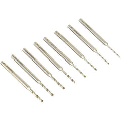 GodHand DB-8C Pin Vise Drill Bit Set of 8 1.1mm-1.9mm for Plastic Models