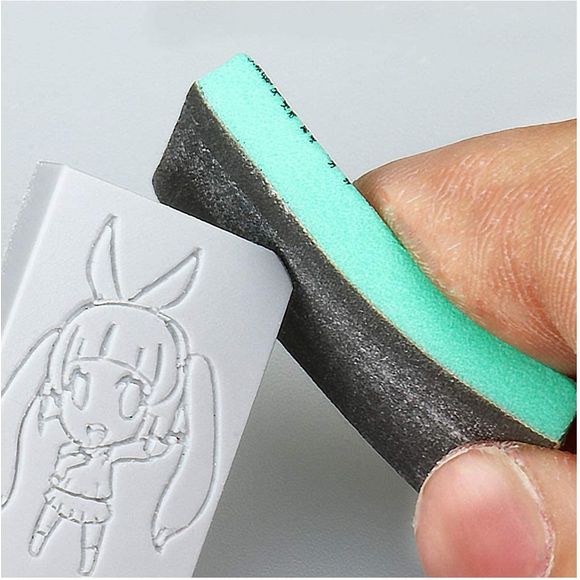 GodHand Kamiyasu KS5-P600 Sanding Sponge Sandpaper 5mm #600 Grit (4 pcs) | Galactic Toys & Collectibles