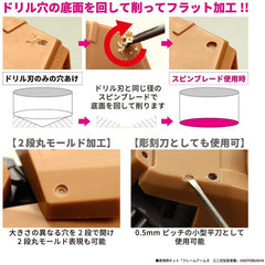 GodHand SB-1-3 Pin Vise Spin Mold Blade Set of 5 1mm-3mm for Plastic Models