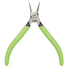 The GodHand BND-125-B All-Purpose Bending Pliers features an extremely fine tip for holding very small parts. The tip is half-moon shaped, and groove-less to prevent damage to the parts you are holding or bending. Works fantastic for bending parts. Overall length: Approx. 125 mm.