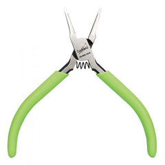 The GodHand BND-115-N Sharaku Bending Pliers features a diagonal tip to improve work efficiency and comfort. No grooves on the holding section, so you don't have to worry about scratching what your holding.  Works fantastic for bending parts. Overall length: Approx. 115 mm.