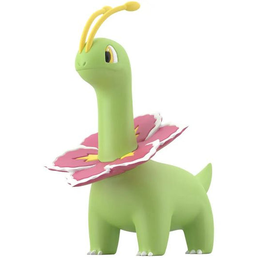 Bandai's fifth volume of Pokemon scale-world brings us to the Johto region. Based on the concept of 1/20th scale, all figures are designed to be in scale with each other. This pack includes Meganium.