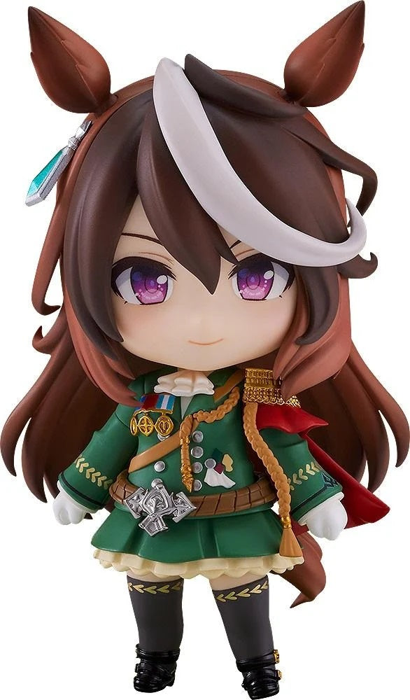 <p><strong>PRE-ORDER: Expected to ship in June of 2027.</strong></p>
<p>Symboli Rudolf, Tracen Academy's student council president known as the "Emperor," returns as a Nendoroid.</p><p>She includes smiling, cheerful, and serious face plates, plus a racetrack fence and other parts for different poses. A stand is included.</p><p>A rerelease of the painted, articulated, non-scale Nendoroid sculpted by LU (GSAS). Approx. 10 cm / 3.9 inches tall.</p>