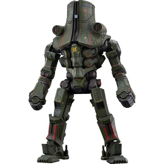<p><strong>PRE-ORDER: Expected to ship in June of 2027.</strong></p>
<p>Good Smile Company's MODEROID line brings the Russian Jaeger Cherno Alpha from Pacific Rim to your workbench.</p>
<p>This ready-to-assemble non-scale plastic model kit features articulated joints in all four limbs and an abdominal mechanism that opens. It includes interchangeable open hands, replacement parts to show the arm punch extended or retracted, translucent parts in pre-painted and unpainted versions, and decals for the armor