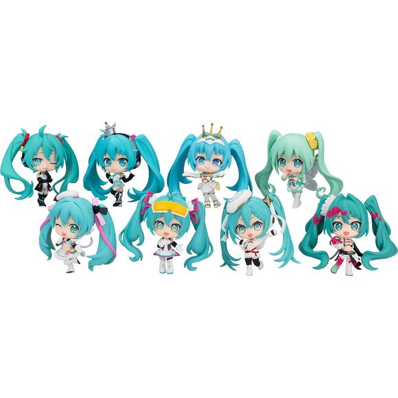 <p><strong>PRE-ORDER: Expected to ship in July 2027.</strong></p>
<p><strong>This listing is for one complete factory box containing all 8 figures in the Racing Miku All Stars Figure Collection Vol. 2 lineup.</strong></p>
<p>Celebrate the history of the Hatsune Miku GT Project with the <strong>Racing Miku All Stars Figure Collection Vol. 2</strong> from GOODSMILE RACING!</p>
<p>Volume 2 features adorable palm-sized versions of Racing Miku from the odd-numbered racing seasons spanning 2011 through 2025. E