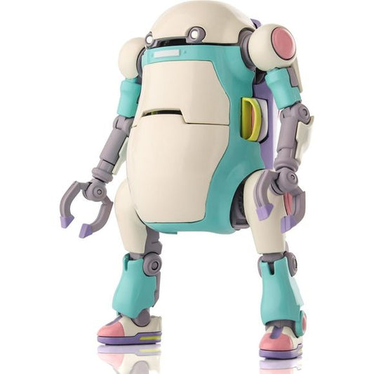 Great articulation packed inside a small body! New “35 MechatroWeGo 80's” version in classical modern pastel colors is NOW AVAILABLE! The new “35 MechatroWeGo 80's” version composes of soft pastel colors like those used in the Memphis style that started in the 1980's. MechatroWeGo was born from the fusion of classical modern coloring and retro modern design. Be sure to add the pop, playfully colored “35 MechatroWeGo 80's” version to your collection. Coloring design is supervised by Kazushi Kobayashi (MODERH