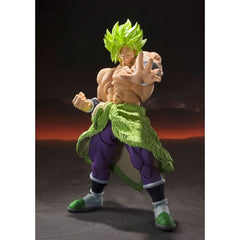 The world first met him in "Dragon Ball Z: Broly – The Legendary Super Saiyan," then followed his reign of terror through "Dragon Ball Z: Broly – Second Coming" and "Dragon Ball Z: Bio-Broly!" Now the enemy of Goku and friends joins the S.H.Figuarts lineup! It's an all new Broly, standing at a huge 8.6in tall. This is one super-sized figure fans won't want to miss. Exchangeable hand parts (2 each), exchangeable face expression parts×2 are included.
