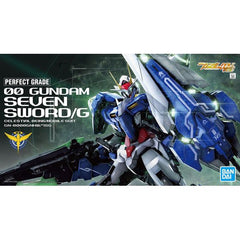 The mighty 00 Gundam Seven Sword/G, the mount of Setsuna F. Seiei in "Mobile Suit Gundam 00V: Battlefield Record," gets a gorgeous new Perfect Grade kit from Bandai! It features refined proportions, refreshed colors and textures, and new parts for a more sophisticated look! It also comes with its massive GN Buster Sword II Blaster, an impressive 34cm in length! The GN Katar is also included, which can be mounted to the Seven Sword's leg or held in its hands, and the GN Buster Sword II can be reproduced in i
