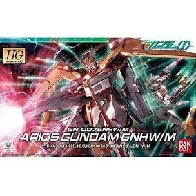 <p>The variable Arios Gundam, complete with weapon loadouts used in the final battle in the second season of "Gundam 00," is now offered as a snap-fit HG plastic kit! It can switch between its Mobile Suit and Flight Mode, and comes with a GN cannon, two GN missile containers, GN twin beam rifle, and two GN Beam Sabers.</p>
<p>A sheet of foil stickers is provided</p>
<p><strong>Product Features:</strong></p>
<ul>
<li>HG 1/144 scale model kit</li>
<li>Official Bandai Hobby release</li>
<li>Includes marking an