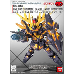 Bandai's SD Gundam EX Standard lineup features stylish proportions and newly designed joints for improved posability, as well as parts and weaponry that can be swapped with HG kits! Each comes with foil stickers for the markings.