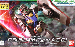 The O Gundam from Gundam 00 as it appears in its final coloring reminiscent of the original Gundam! Includes beam rifle, shield, and beam saber.