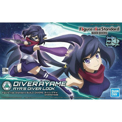 Ayame one of the female characters from "Gundam Build divers" Joins the figure-rise standard line! her Ninja costume allows for expressive poses and includes 2 kunai! 3facial expressions that can swap out are included along with her primary masked form. Also includes stand. Runner x 16, stickers, water slides, instruction manual.