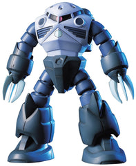 The Zeon aquatic mobile suit from the original Gundam series. Includes movable arms with claws that open and close that allows it to be put in thrusting and lunging poses.