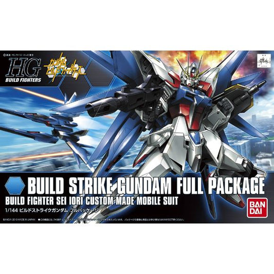 Main Gundam of the new GunPla Build Fighters series which is focused around Gundam Models. Similar in appearance to the Strike Gundam from Gundam Seed, it has been given sleek new proportion styling and a brand new backpack! The GunPla Build Fighters line of kits shares construction with many past and future kits to encourage kit customization! 3 beam gun weapons, 2 beam sabers and shield weapon are included along with the Build Booster backpack.