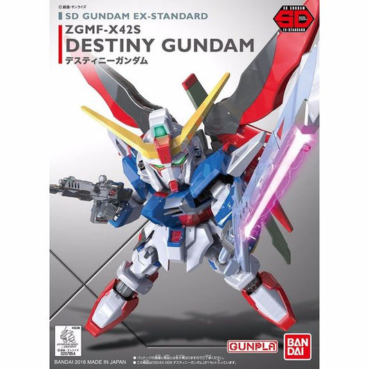 Bandai's SD Gundam EX Standard lineup features stylish proportions and newly designed joints for improved posability, as well as parts and weaponry that can be swapped with HG kits! Each comes with foil stickers for the markings. Runner x5, Sticker x1, manual.